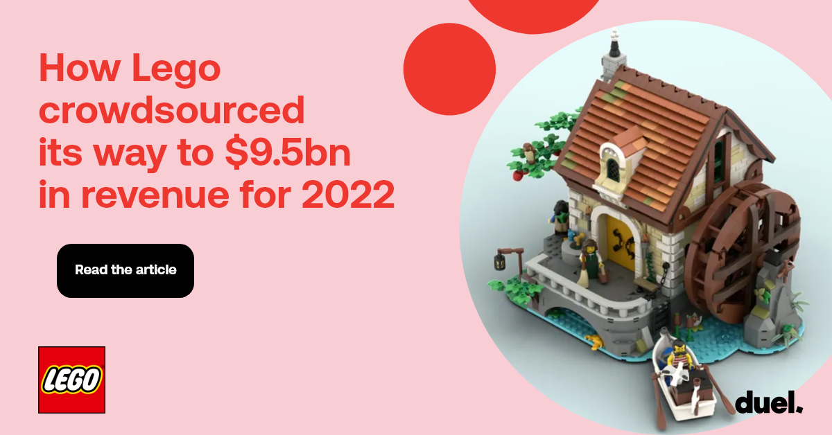 How Lego crowdsourced its way to 9.5bn in revenue for 2022